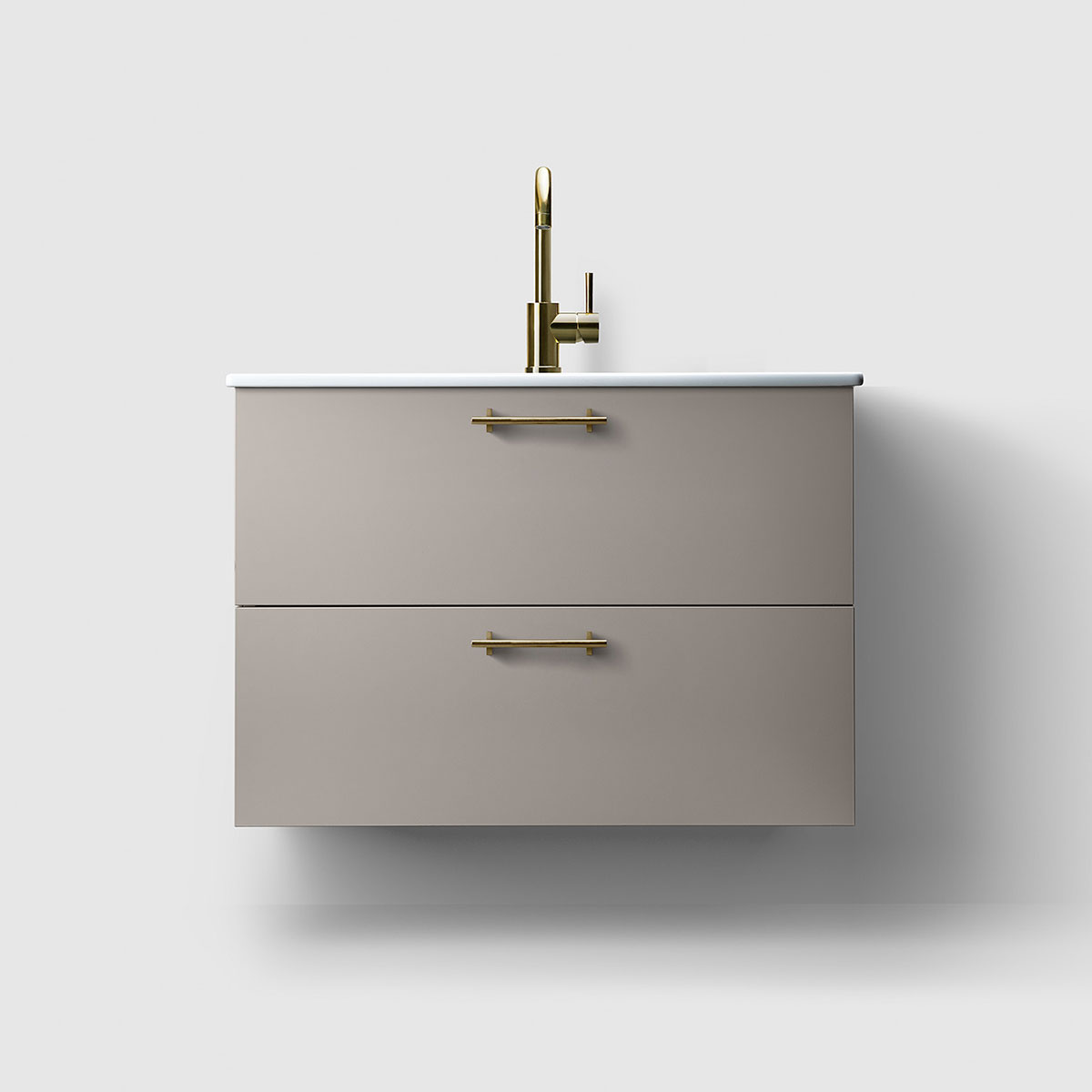 Tvättställsskåp Haven H3/80 med Porslinshandfat | badrum - badrumsmobler - tvattstallsskap-och-kommod | KakelKungen