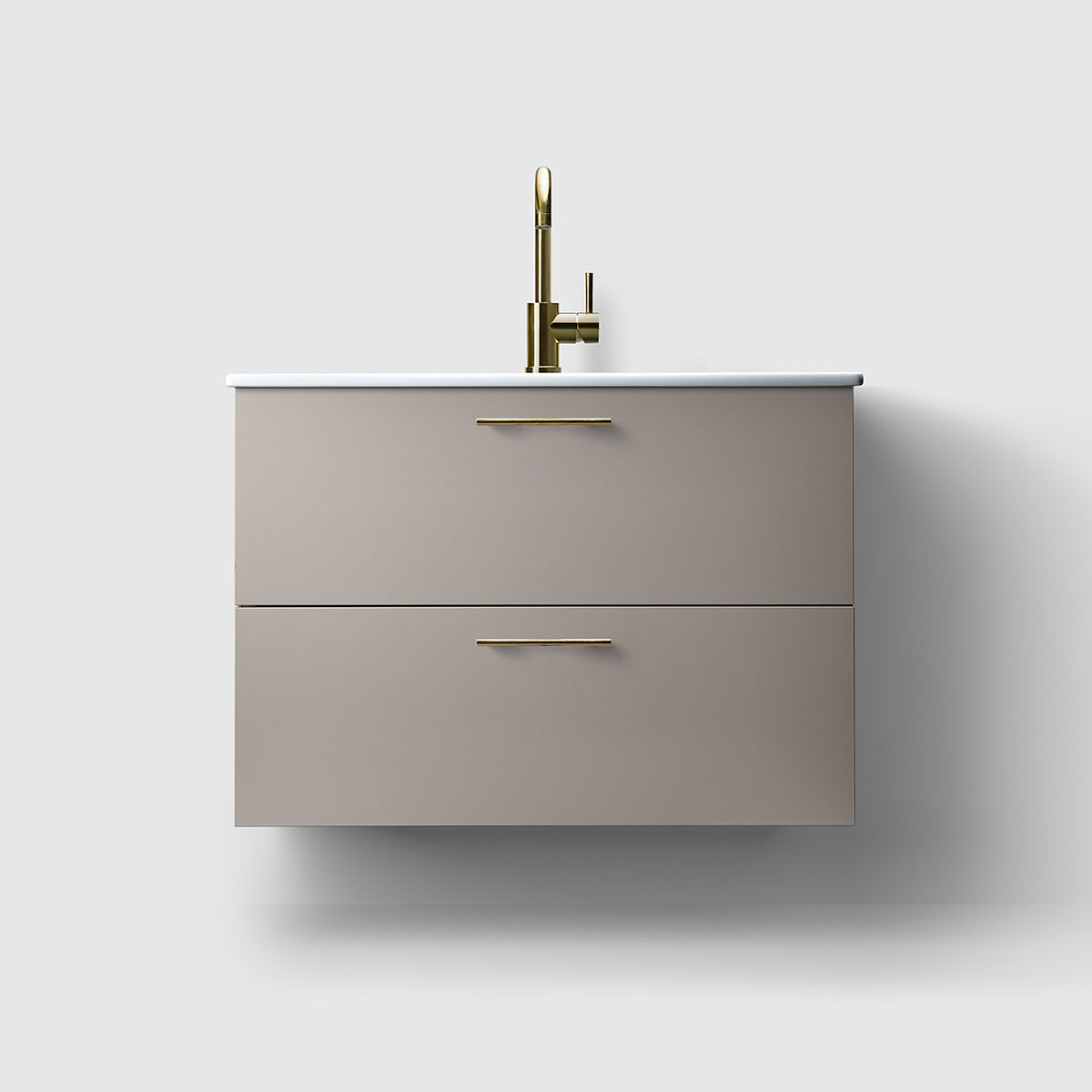 Tvättställsskåp Haven H3/80 med Porslinshandfat | badrum - badrumsmobler - tvattstallsskap-och-kommod | KakelKungen