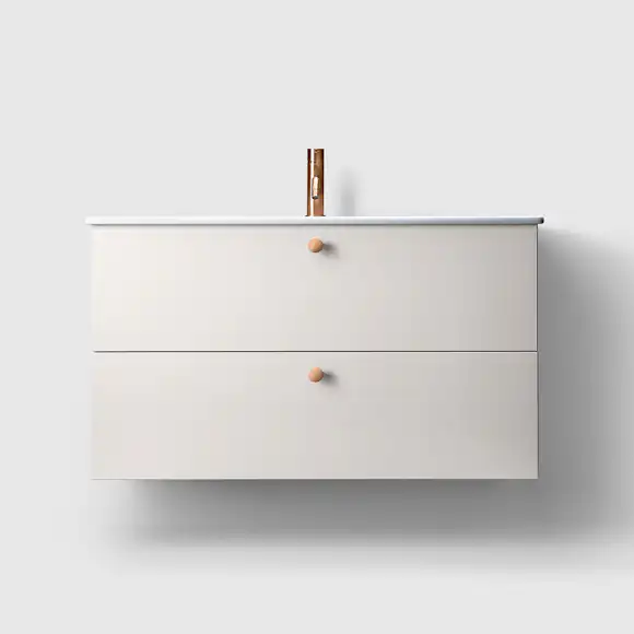 tvättställsskåp haven h3/100 med porslinshandfat