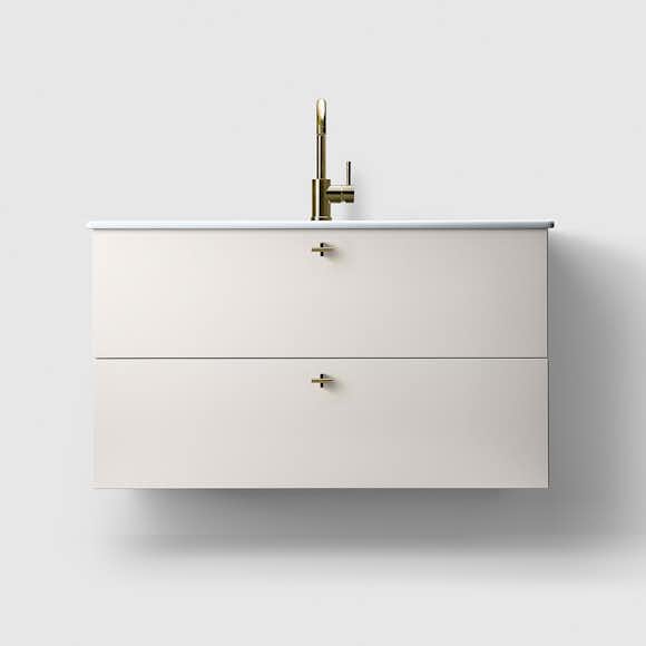 tvättställsskåp haven h3/100 med porslinshandfat