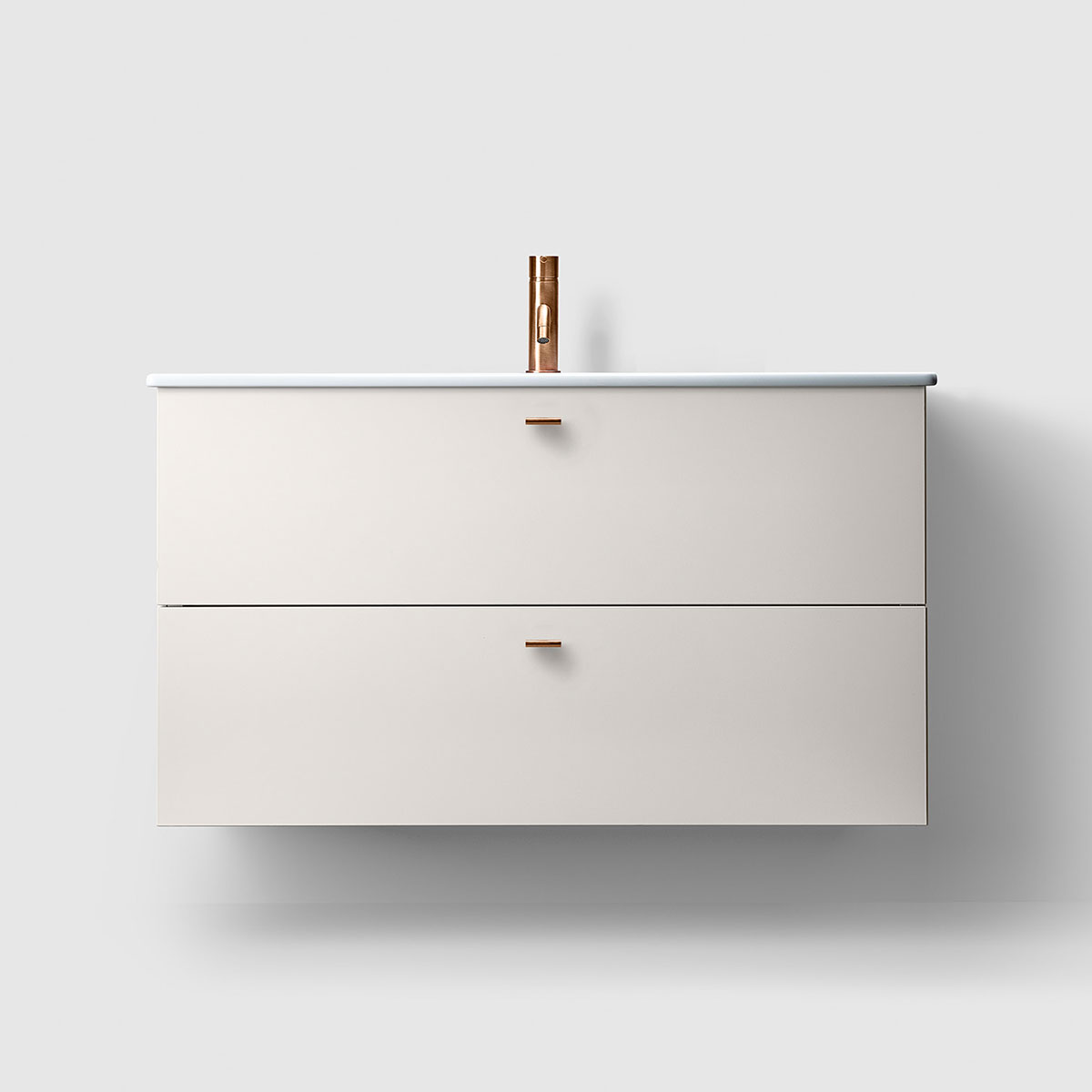 Tvättställsskåp Haven H3/100 med Porslinshandfat | badrum - badrumsmobler - tvattstallsskap-och-kommod | KakelKungen