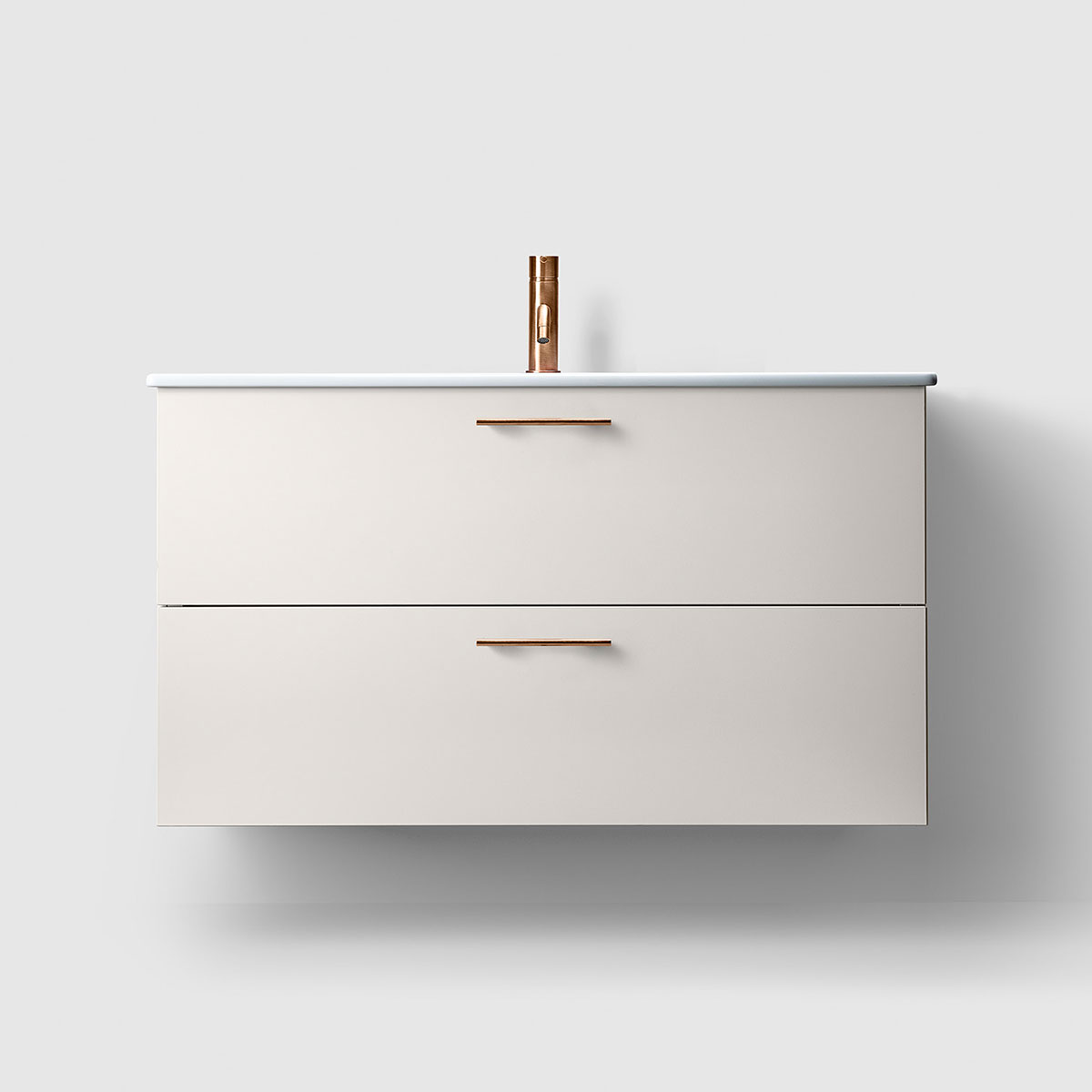 Tvättställsskåp Haven H3/100 med Porslinshandfat | badrum - badrumsmobler - tvattstallsskap-och-kommod | KakelKungen