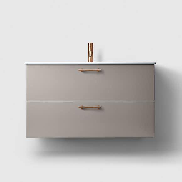 Tvättställsskåp Haven H3/100 med Porslinshandfat