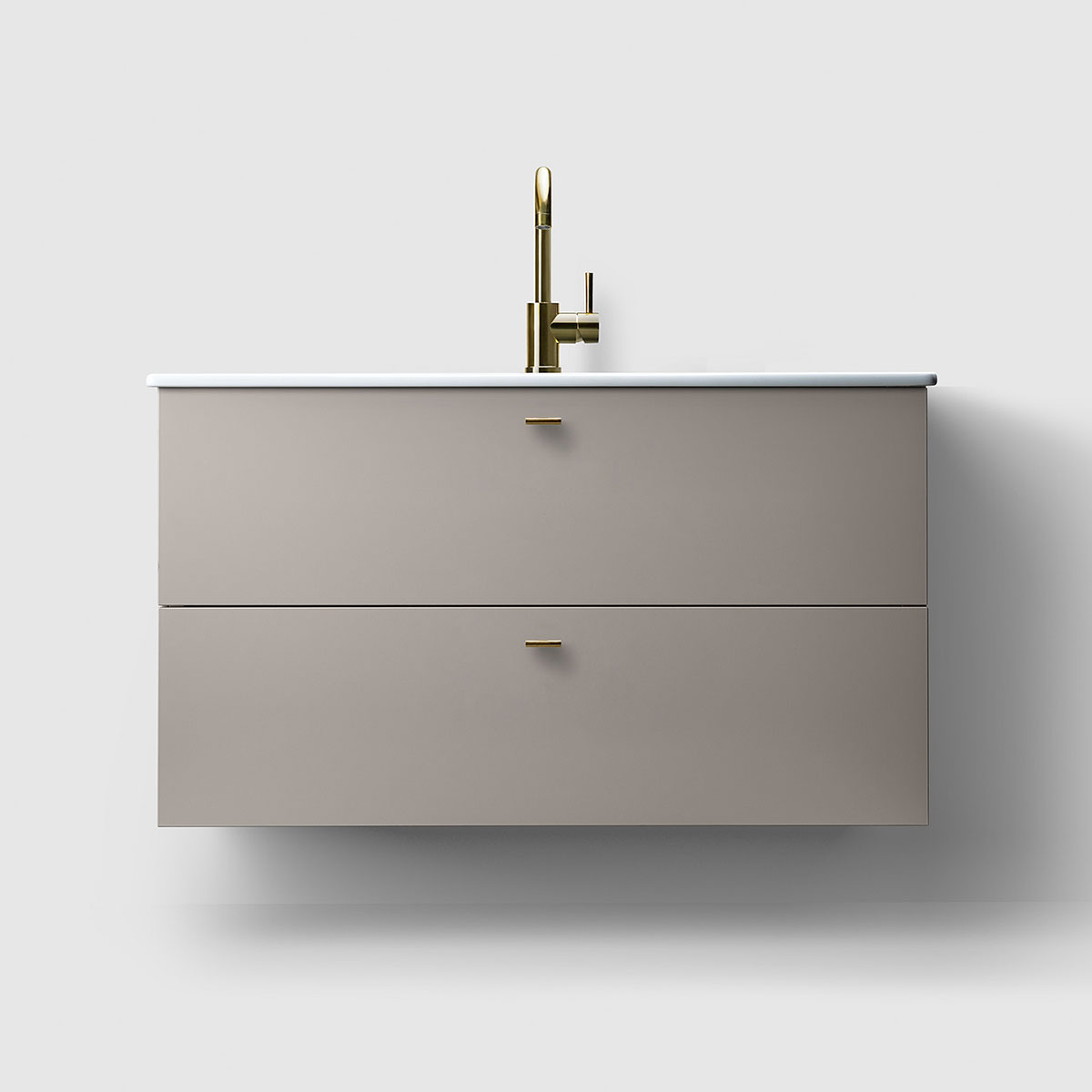 Tvättställsskåp Haven H3/100 med Porslinshandfat | badrum - badrumsmobler - tvattstallsskap-och-kommod | KakelKungen