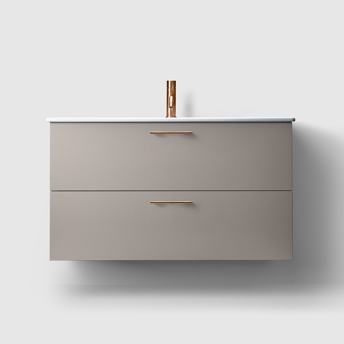 Tvättställsskåp Haven H3/100 med Porslinshandfat | badrum - badrumsmobler - tvattstallsskap-och-kommod | KakelKungen