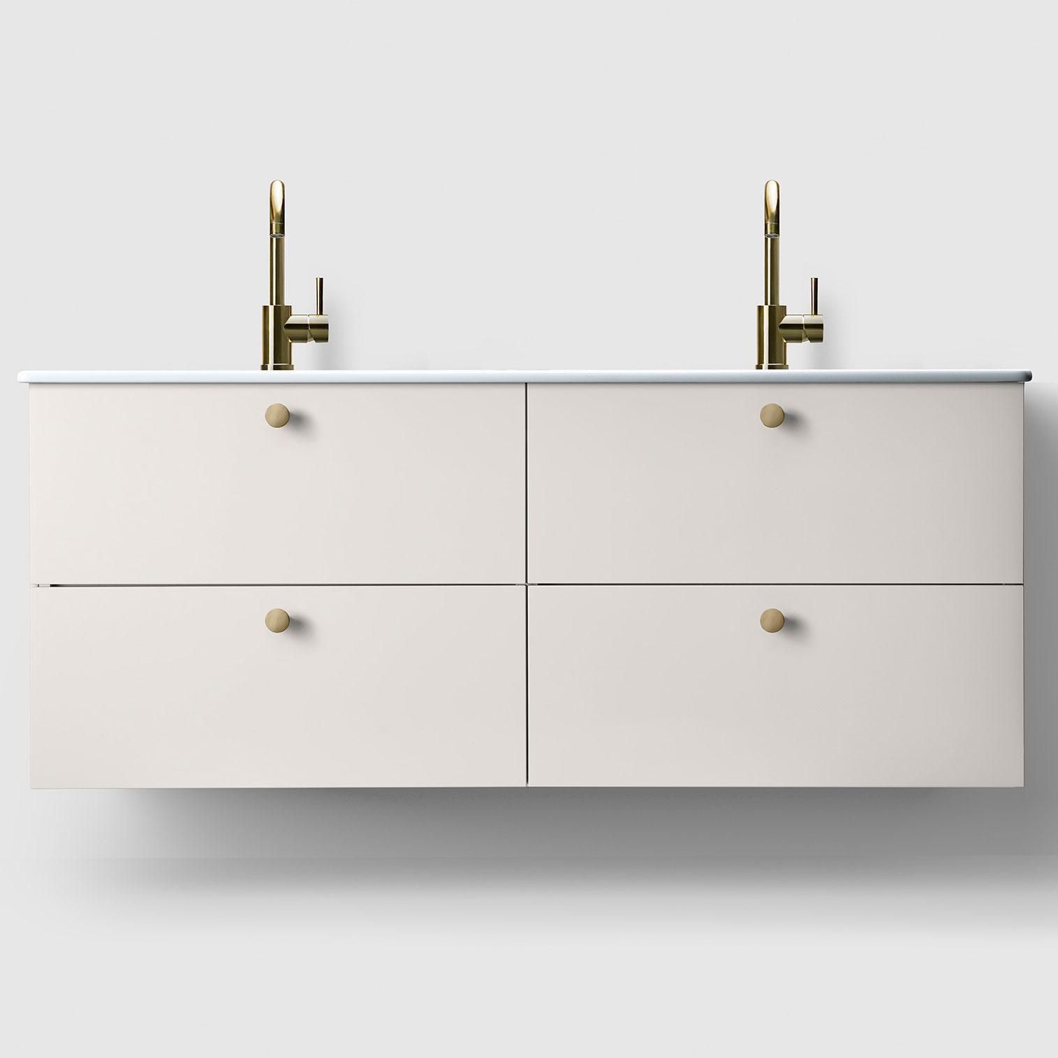 Tvättställsskåp Haven H3/140 med Porslinshandfat | badrum - badrumsmobler - tvattstallsskap-och-kommod | KakelKungen