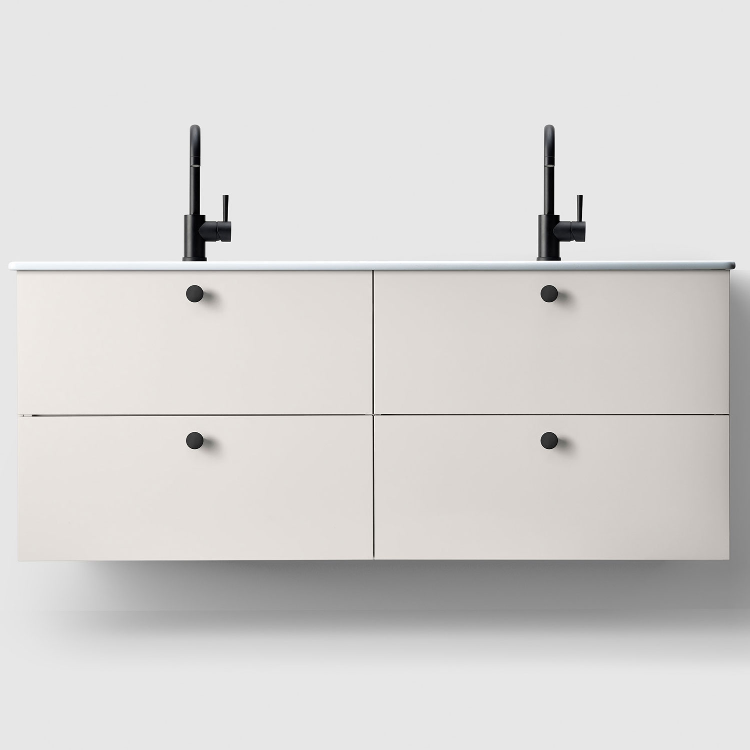 Tvättställsskåp Haven H3/140 med Porslinshandfat | badrum - badrumsmobler - tvattstallsskap-och-kommod | KakelKungen