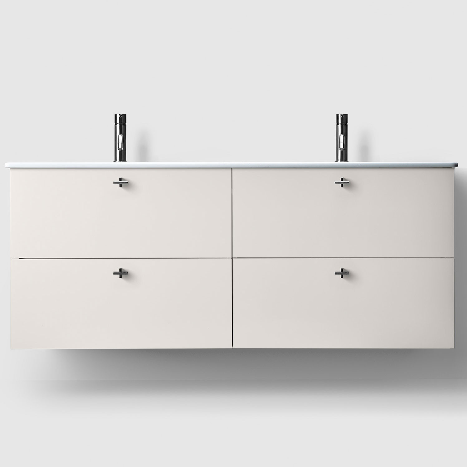 Tvättställsskåp Haven H3/140 med Porslinshandfat | badrum - badrumsmobler - tvattstallsskap-och-kommod | KakelKungen