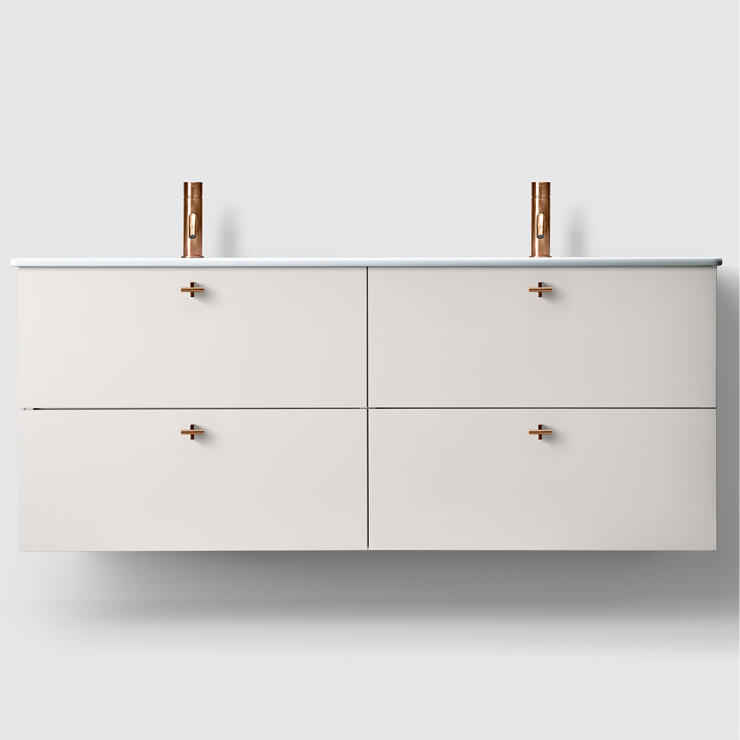 Tvättställsskåp Haven H3/140 med Porslinshandfat | badrum - badrumsmobler - tvattstallsskap-och-kommod | KakelKungen