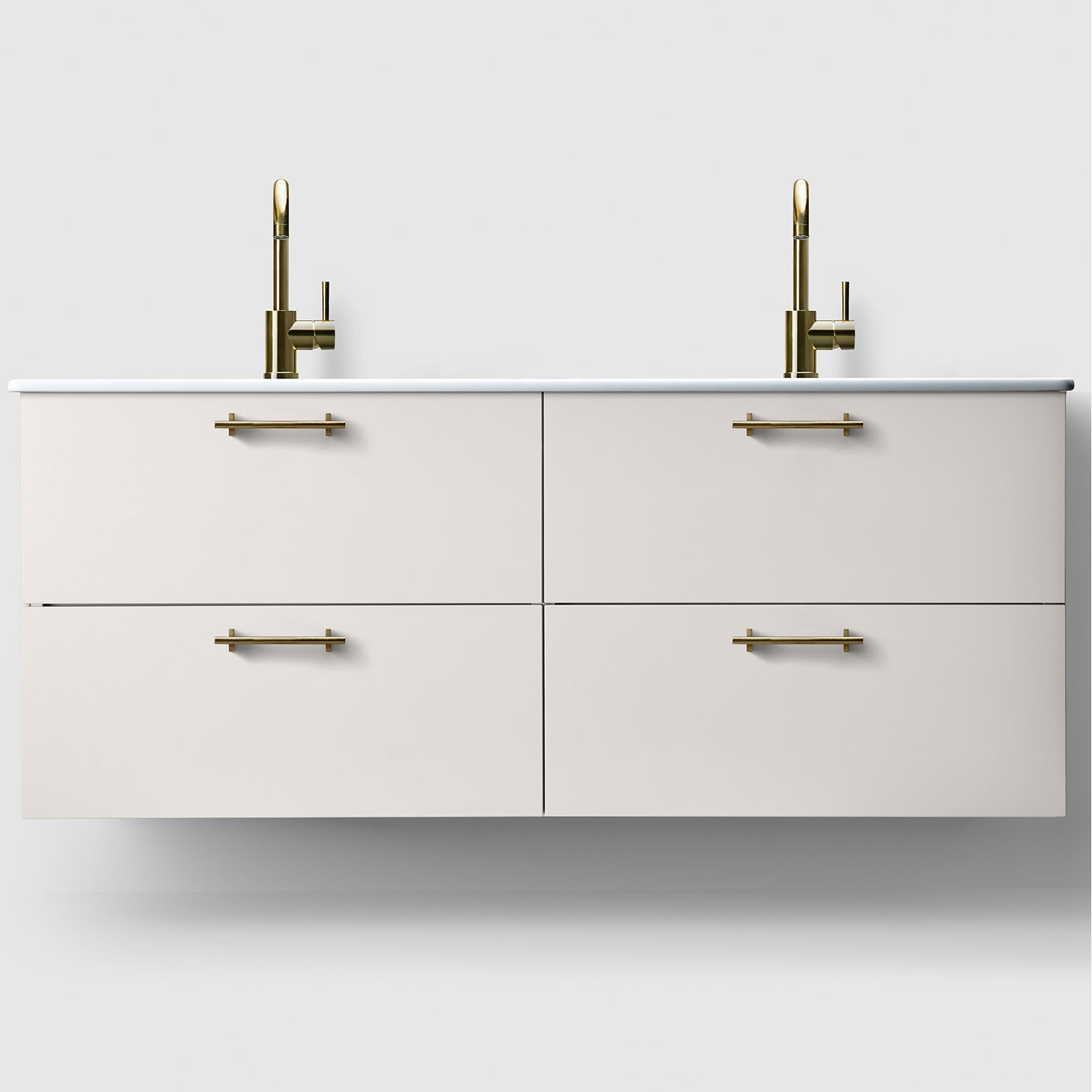 Tvättställsskåp Haven H3/140 med Porslinshandfat | badrum - badrumsmobler - tvattstallsskap-och-kommod | KakelKungen