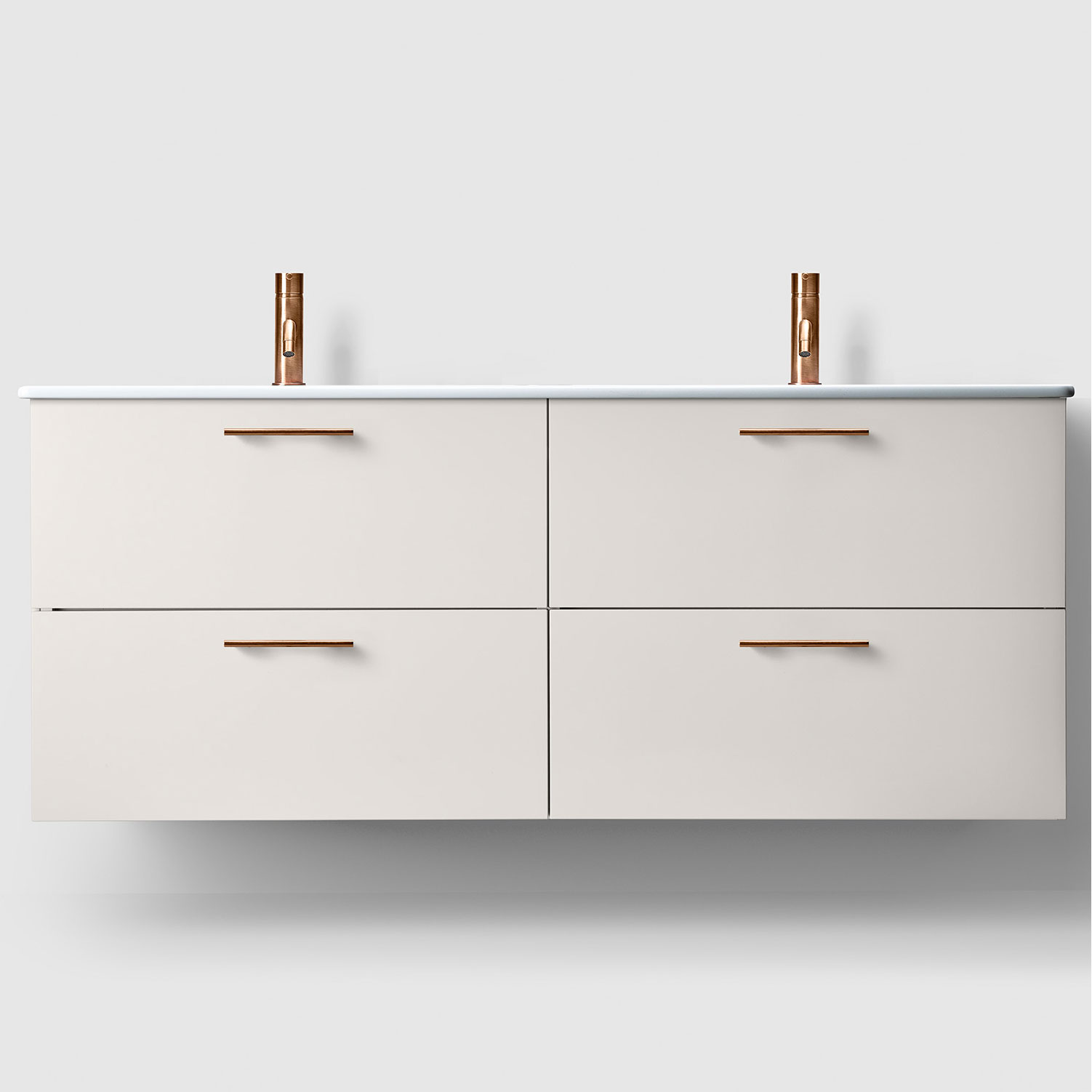 Tvättställsskåp Haven H3/140 med Porslinshandfat | badrum - badrumsmobler - tvattstallsskap-och-kommod | KakelKungen