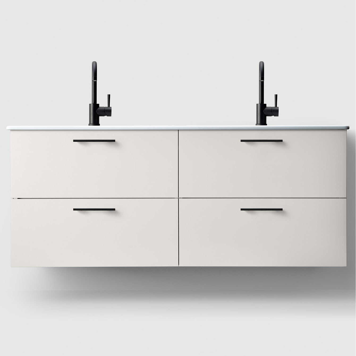 Tvättställsskåp Haven H3/140 med Porslinshandfat | badrum - badrumsmobler - tvattstallsskap-och-kommod | KakelKungen