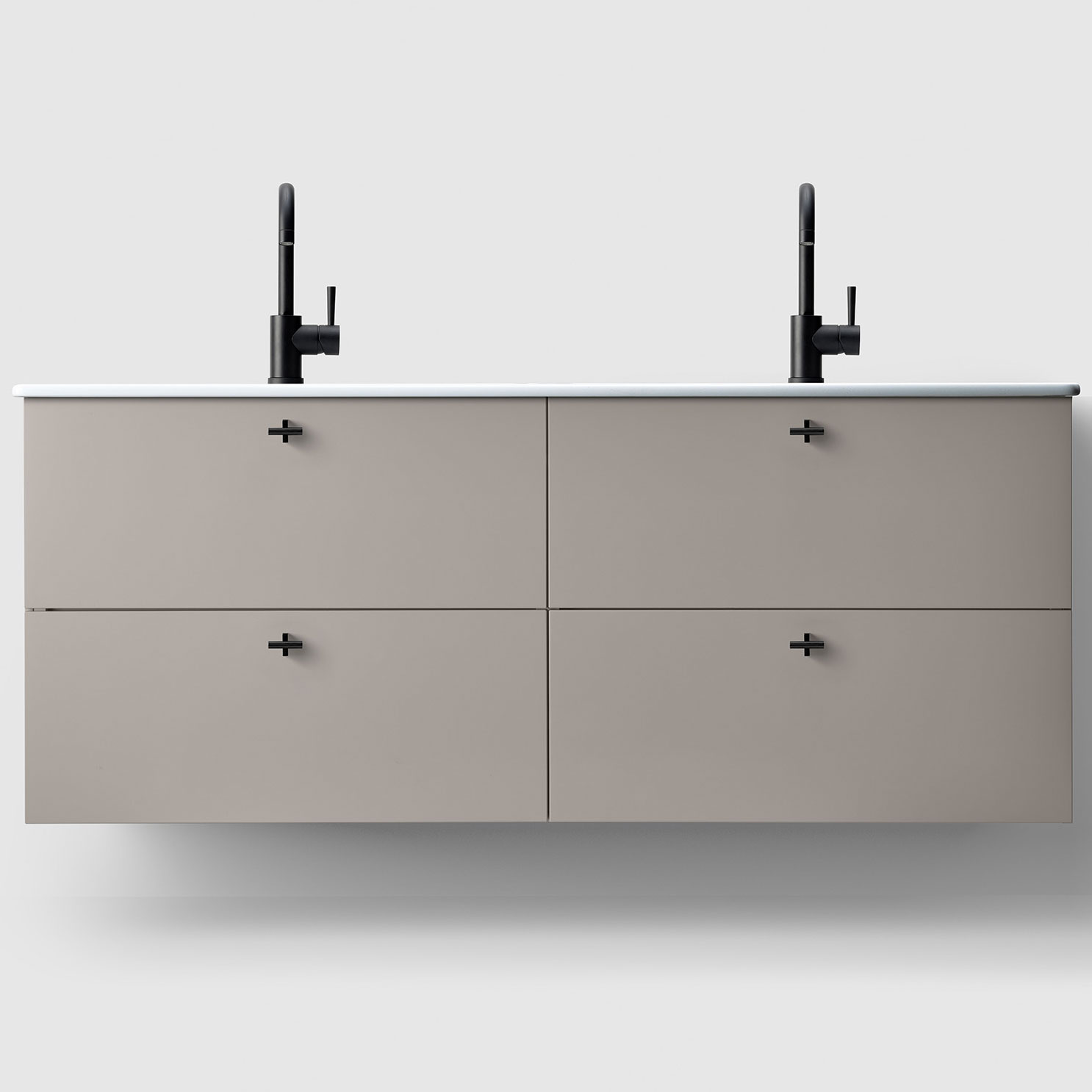 tvättställsskåp haven h3/140 med porslinshandfat