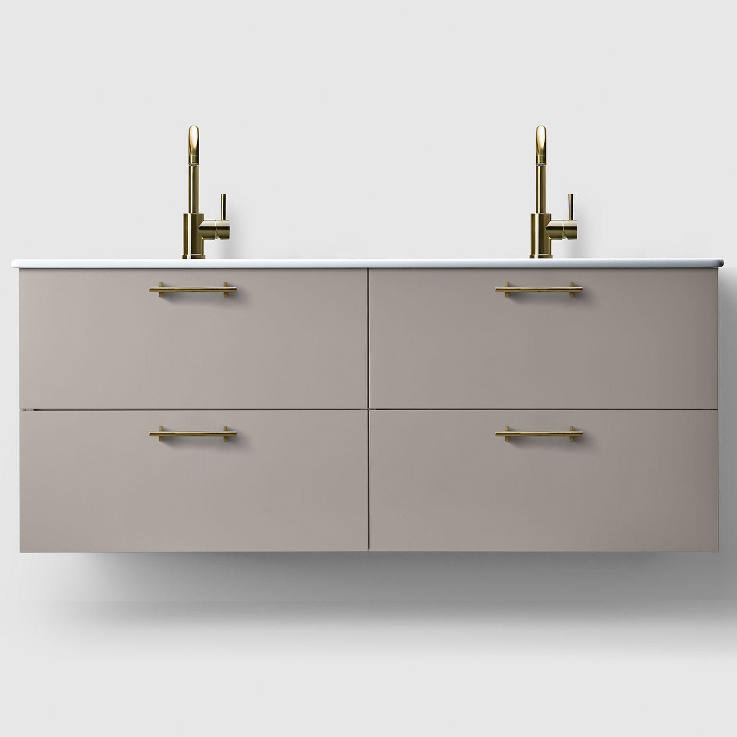 Tvättställsskåp Haven H3/140 med Porslinshandfat | badrum - badrumsmobler - tvattstallsskap-och-kommod | KakelKungen