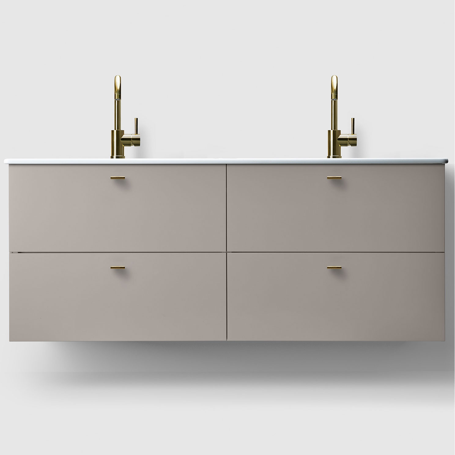 Tvättställsskåp Haven H3/140 med Porslinshandfat | badrum - badrumsmobler - tvattstallsskap-och-kommod | KakelKungen