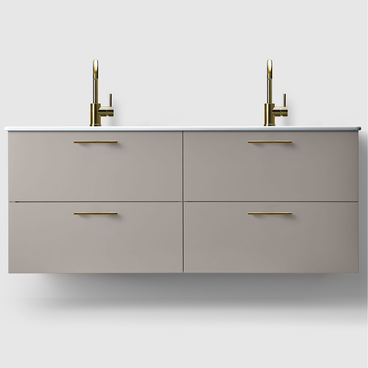 Tvättställsskåp Haven H3/140 med Porslinshandfat | badrum - badrumsmobler - tvattstallsskap-och-kommod | KakelKungen