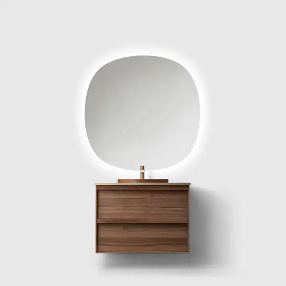 tvättställsskåp haven h2/80 med stenskiva och handfat