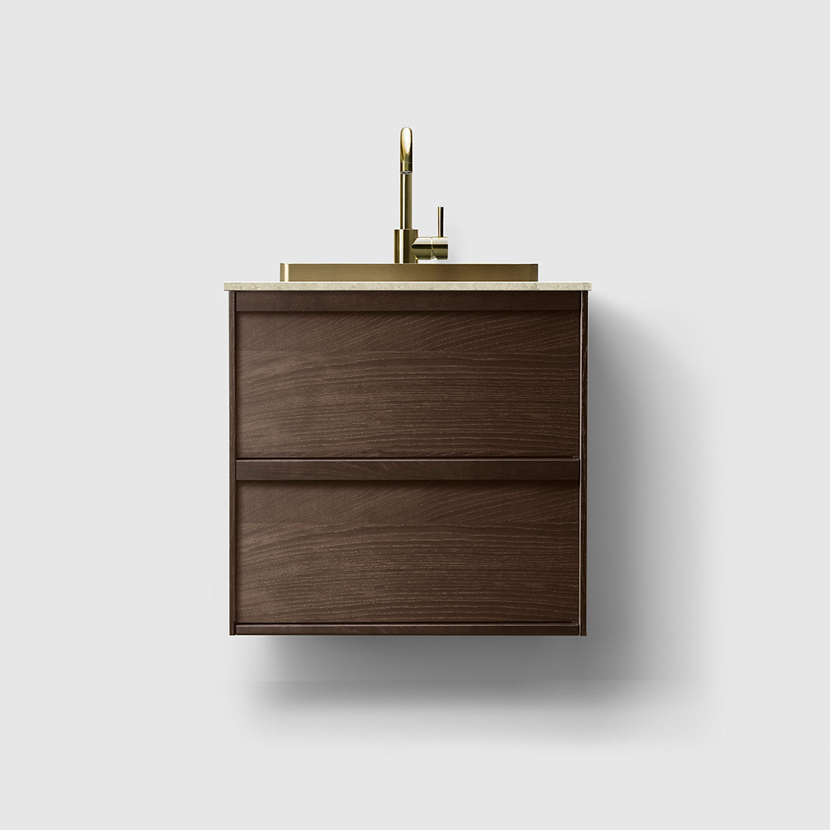 Tvättställsskåp Haven H2/60 med Stenskiva och Handfat | badrum - badrumsmobler - tvattstallsskap-och-kommod | KakelKungen