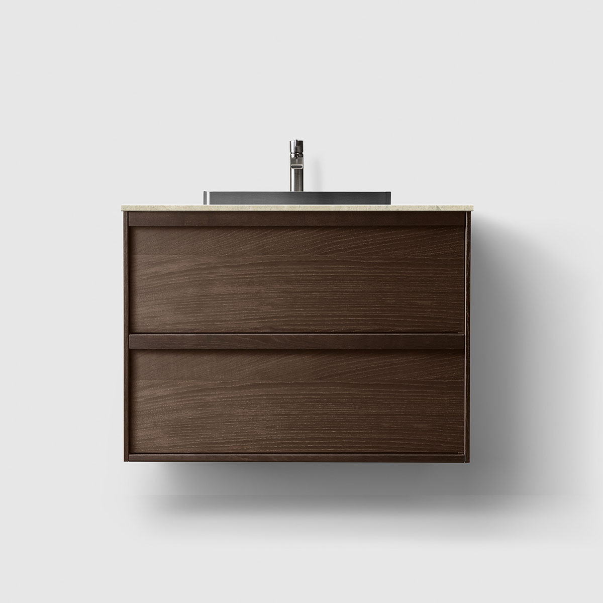 Tvättställsskåp Haven H2/80 med Stenskiva och Handfat | badrum - badrumsmobler - tvattstallsskap-och-kommod | KakelKungen