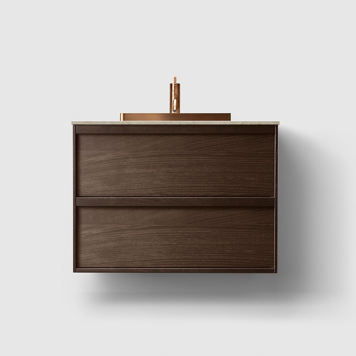 Tvättställsskåp Haven H2/80 med Stenskiva och Handfat | badrum - badrumsmobler - tvattstallsskap-och-kommod | KakelKungen