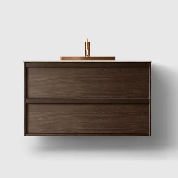 tvättställsskåp haven h2/100 med stenskiva och handfat