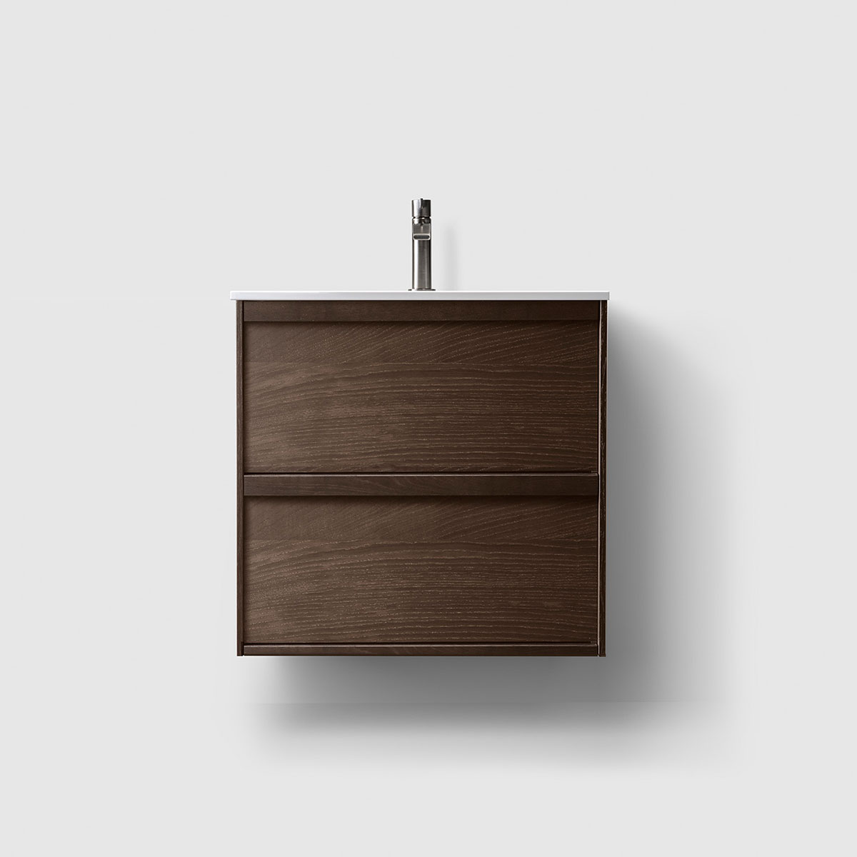 Tvättställsskåp Haven H2/60 med Vit Bänkskiva och Handfat