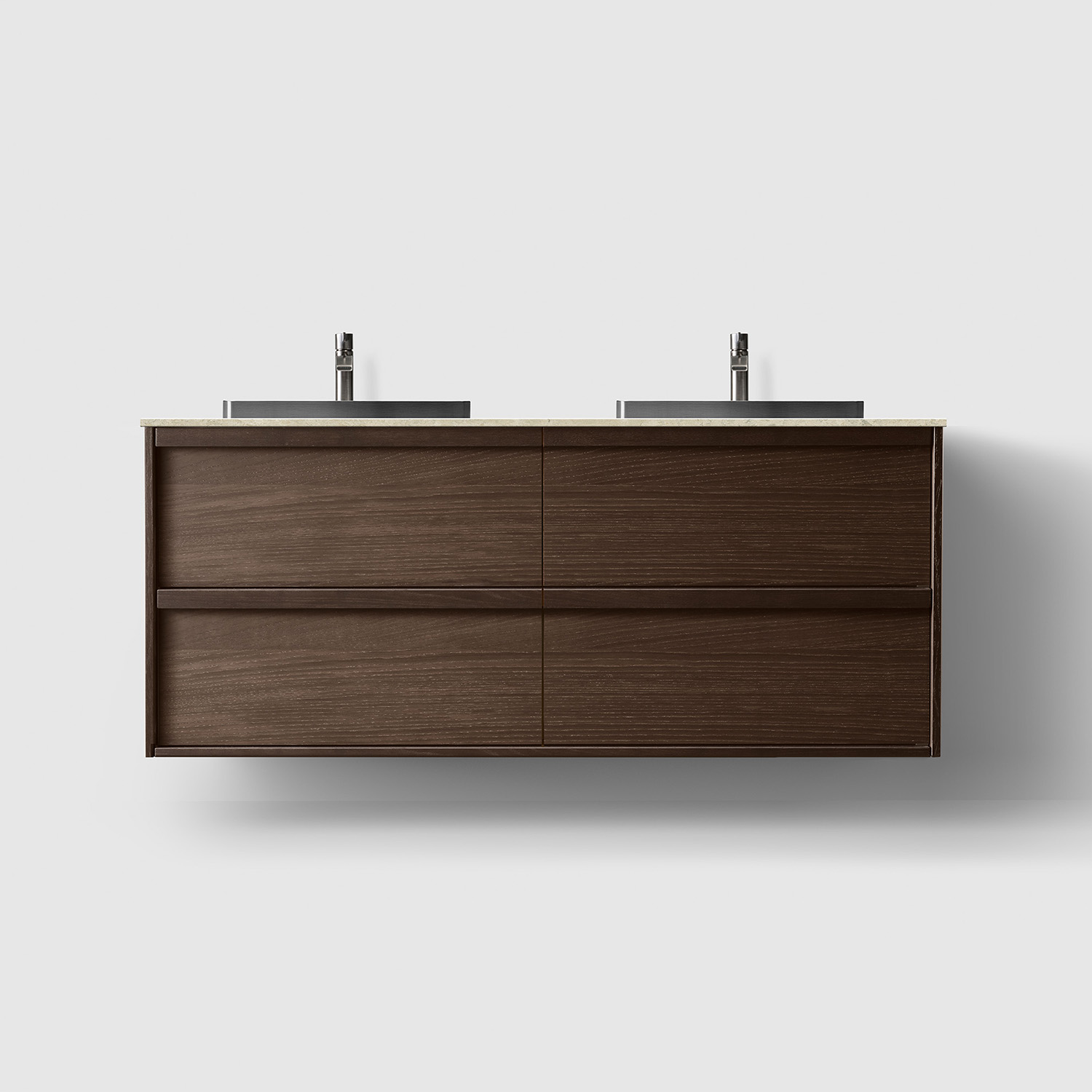 Tvättställsskåp Haven H2/140 med Stenskiva och Handfat | badrum - badrumsmobler - tvattstallsskap-och-kommod | KakelKungen