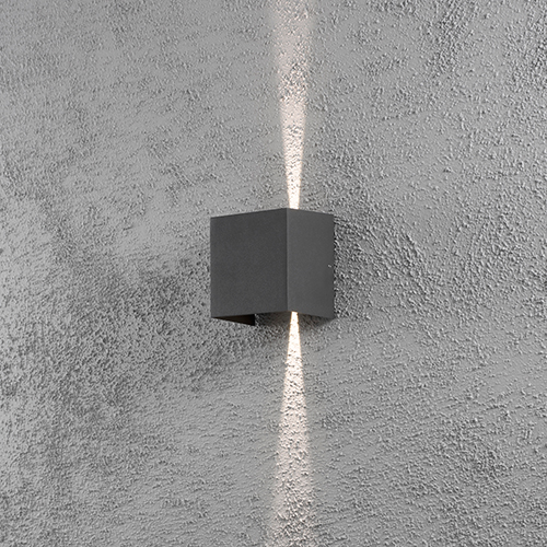 Vegglampe Gnosjö Konstsmide Cremona High Power 2x3W LED