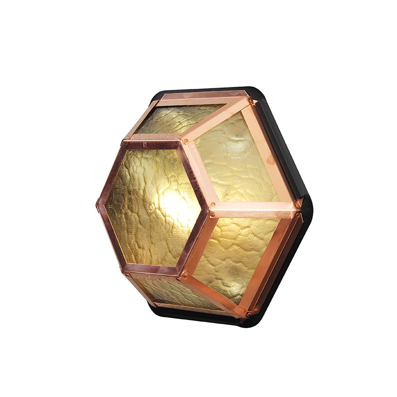 Veggplafond Gnosjö Konstsmide Castor E27