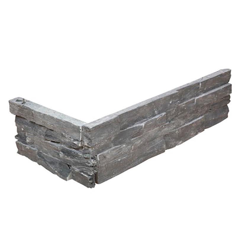 Väggsten ArtStone Sarek Black Hörn Lång