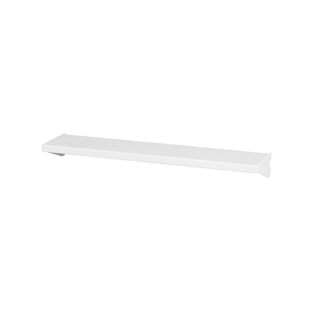 Vendbar Metallhylle Elfa Utility 45 Hvit, dybde: 115 mm