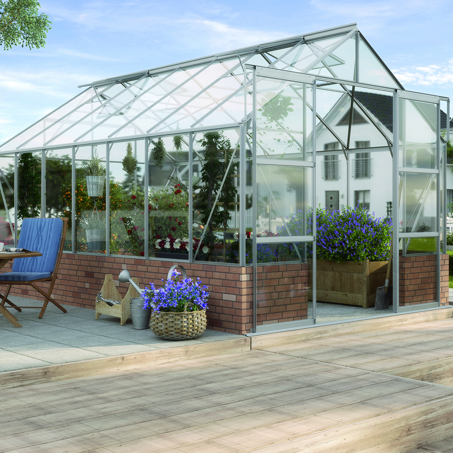 Drivhus På Mur Vitavia Cassandra 11,5 kvm