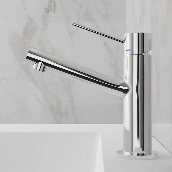 tvättställsblandare scandtap steel vector