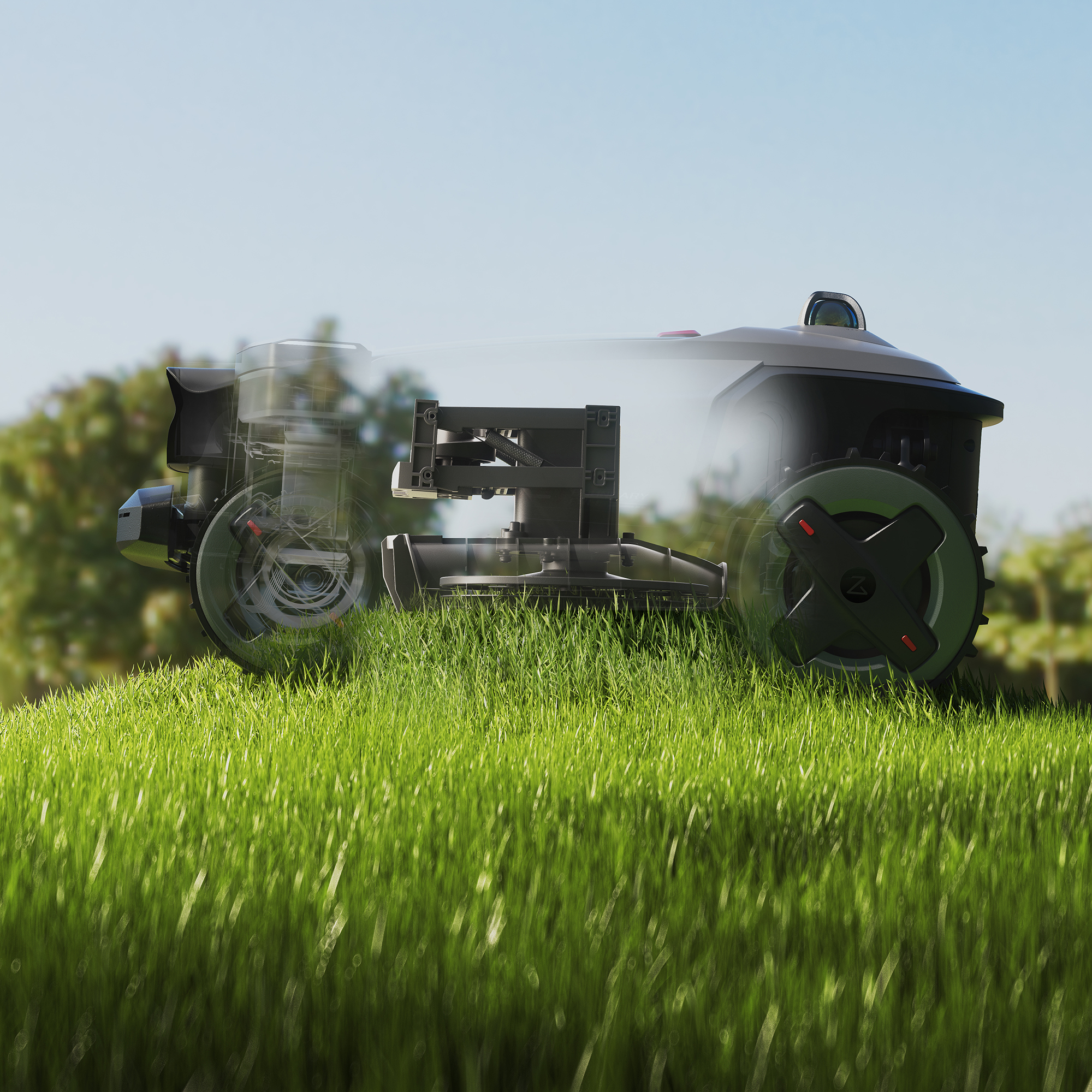 Robotgressklipper Roborock RockMow Z120 4WD LiDAR