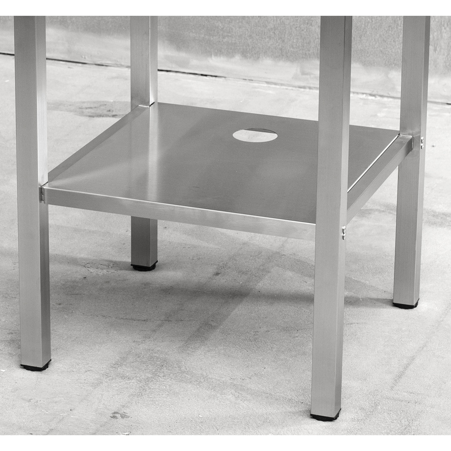 Underhylle Vilan Stainless Rustfritt Stål Underhylle med Hull