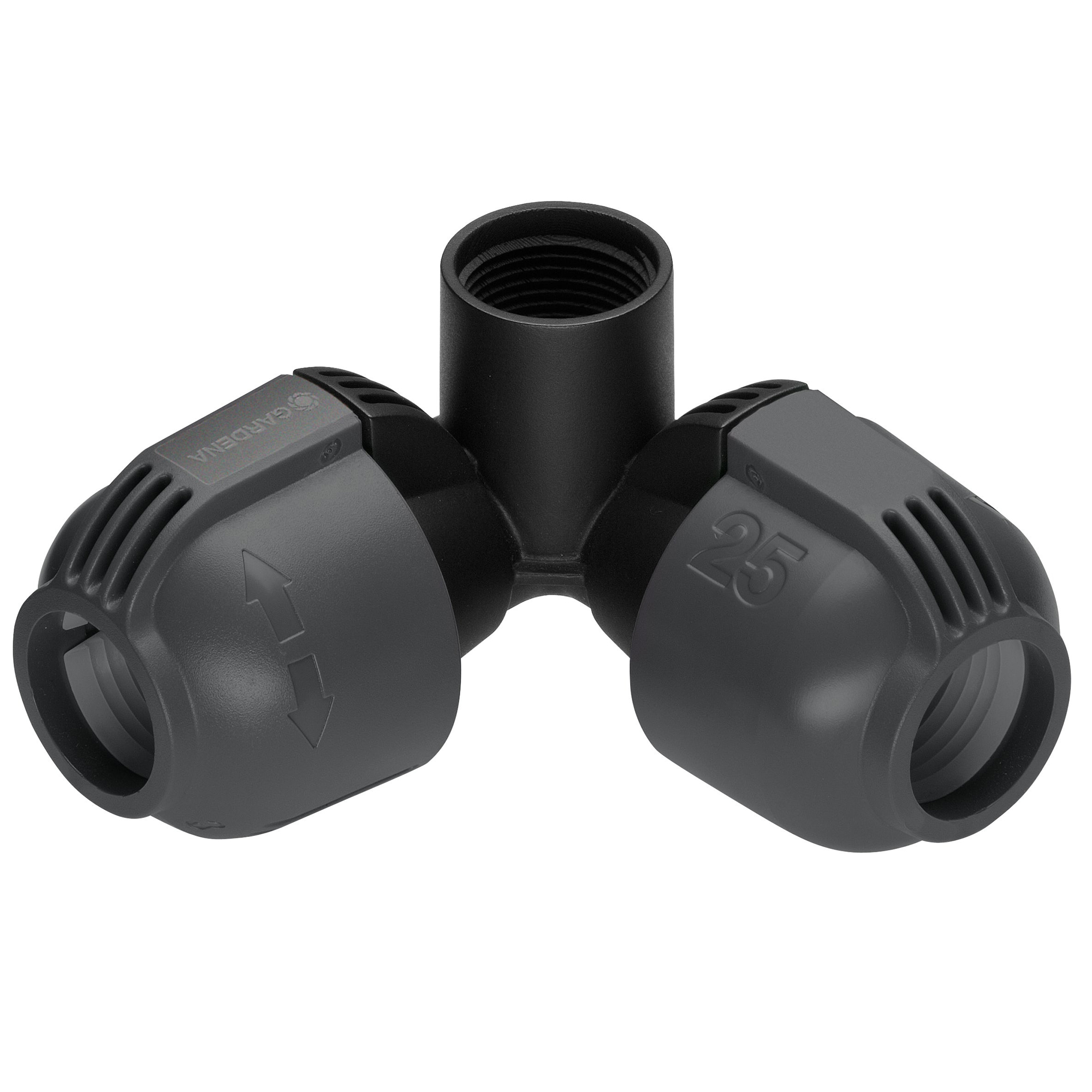 Vinklet L-skjøt Gardena 25 mm x G 3/4 Hunngjenger