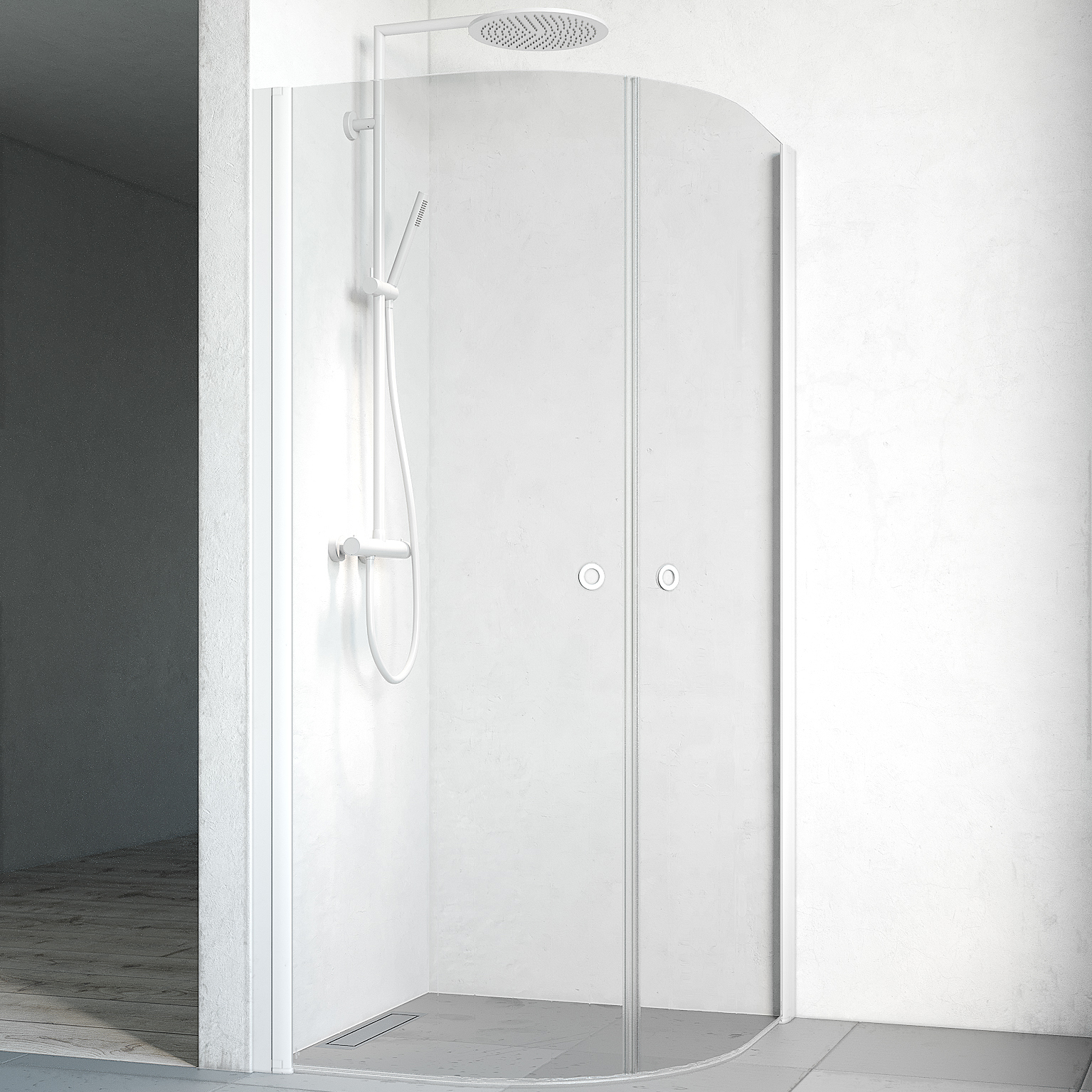 Duschhörn Macro Design Spirit Round | badrum - duschar - duschhorn | KakelKungen