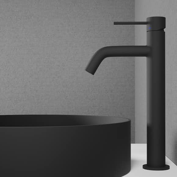 tvättställsblandare scandtap steel voyage high