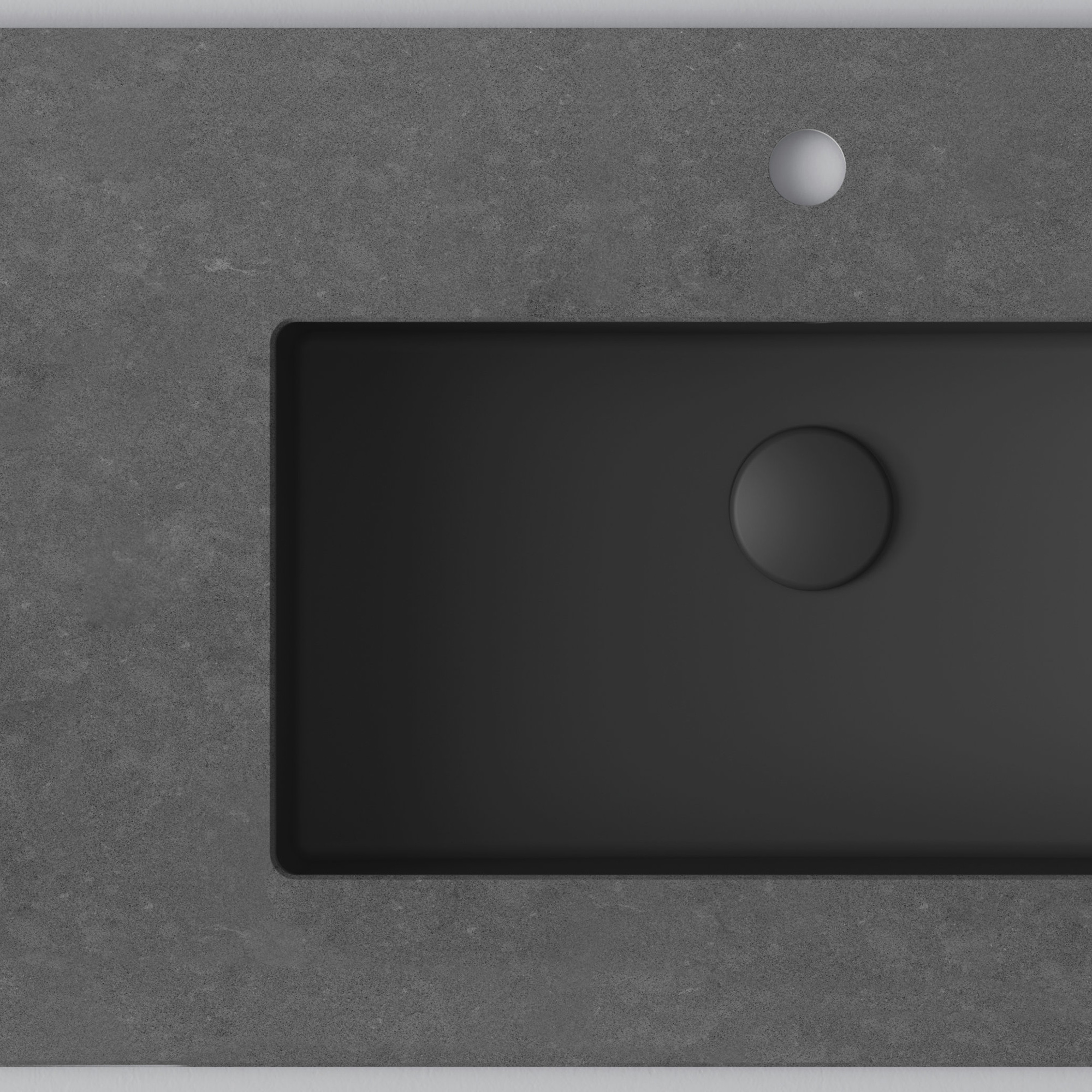 Bänkskiva INR Wave med 1 Tvättställ och hål för Blandare | badrum - badrumsmobler - tillbehor-badrumsmobler | KakelKungen