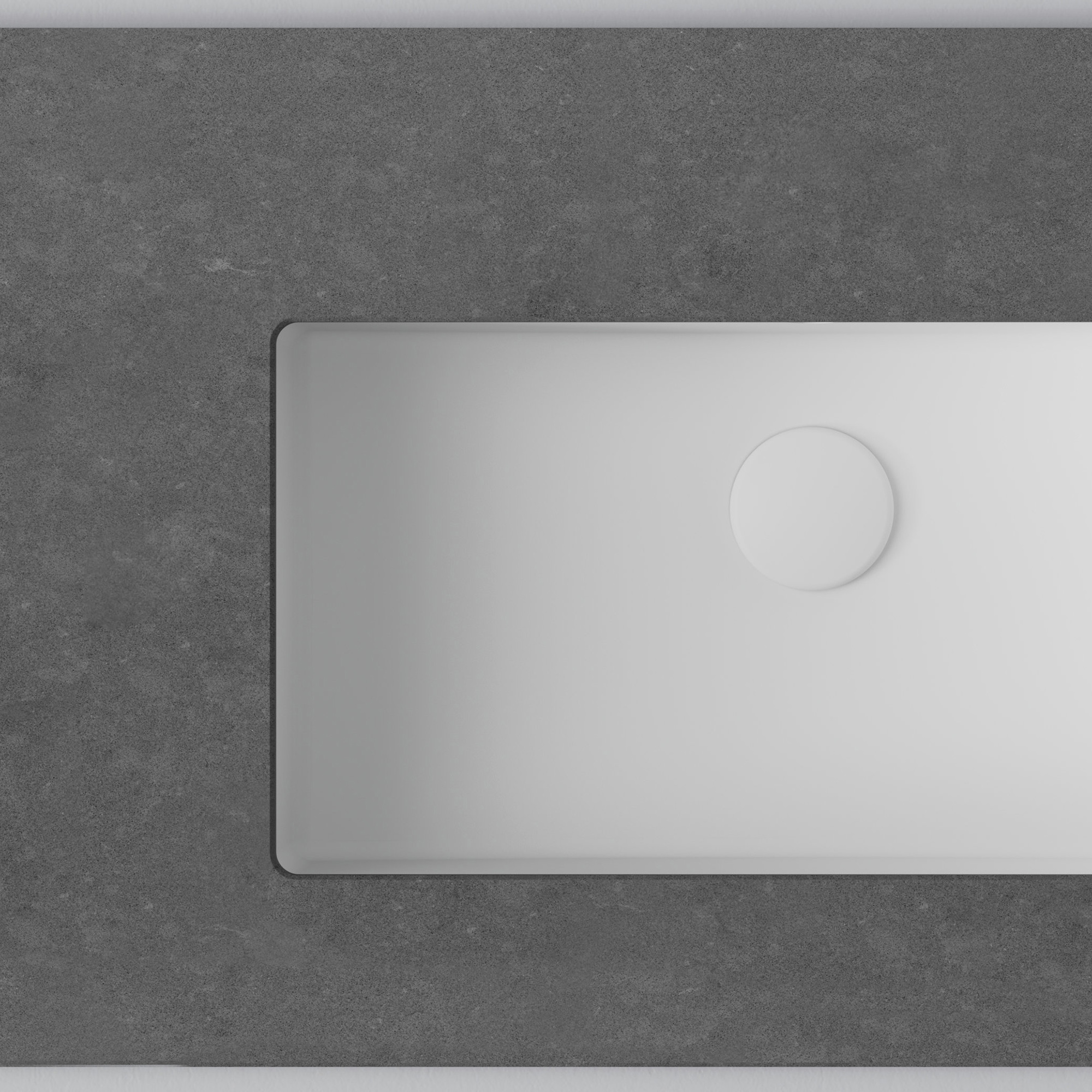 Bänkskiva INR Wave med 2 Tvättställ utan hål för Blandare | badrum - badrumsmobler - tillbehor-badrumsmobler | KakelKungen