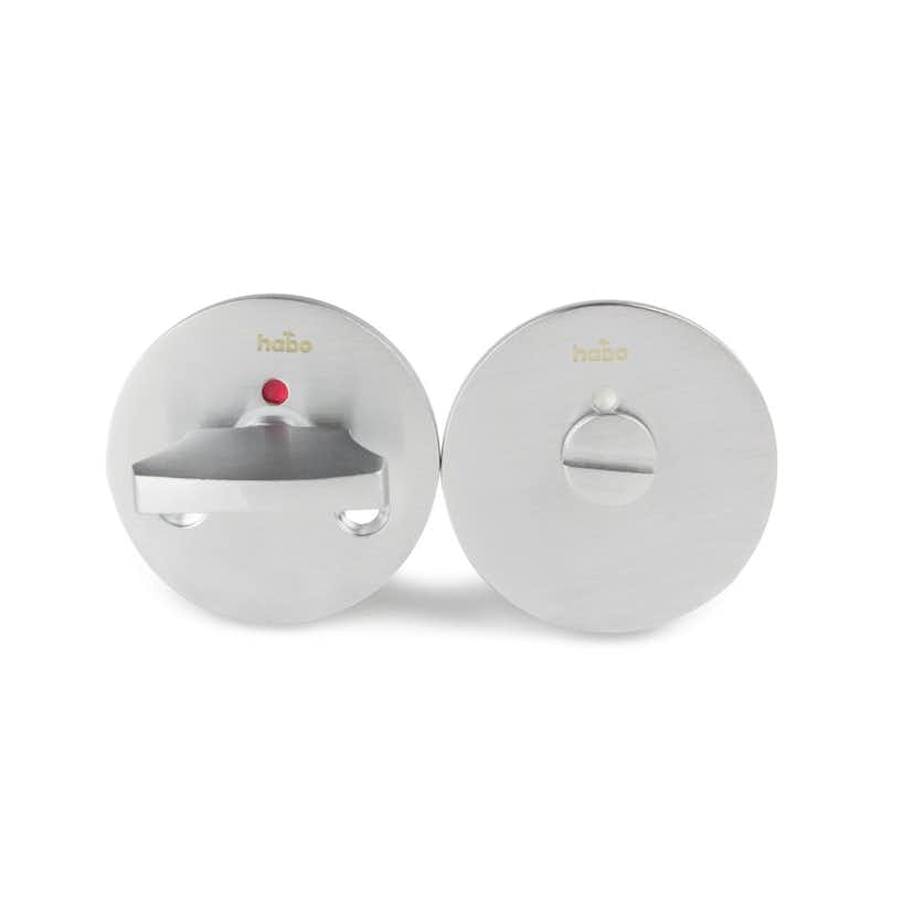 WC-beslag Habo F262 Borstad Krom