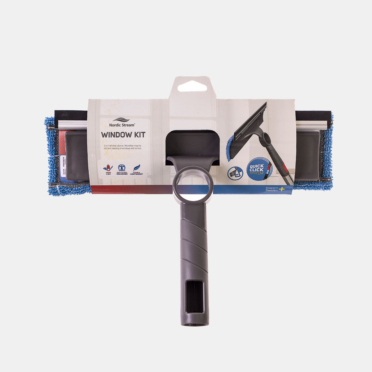 Fönsterskrapa Nordic Stream Set Med Microfiber Mopp