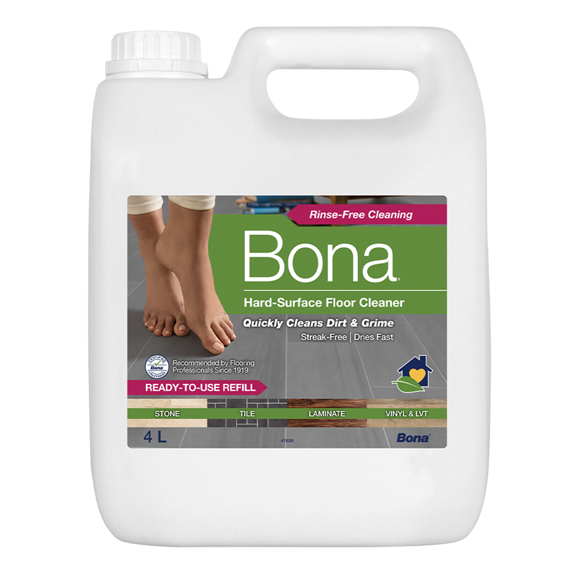 Cleaner Bona för Klinker och Laminat 4 liter