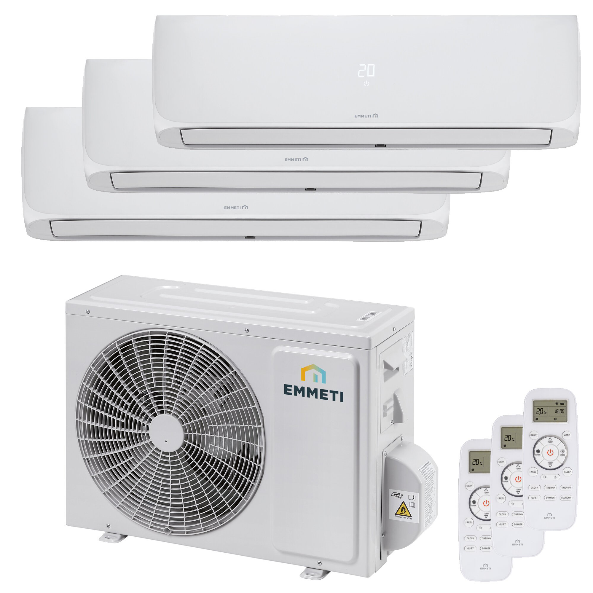 Luftvärmepump Emmeti Trial X-REVO-2423T