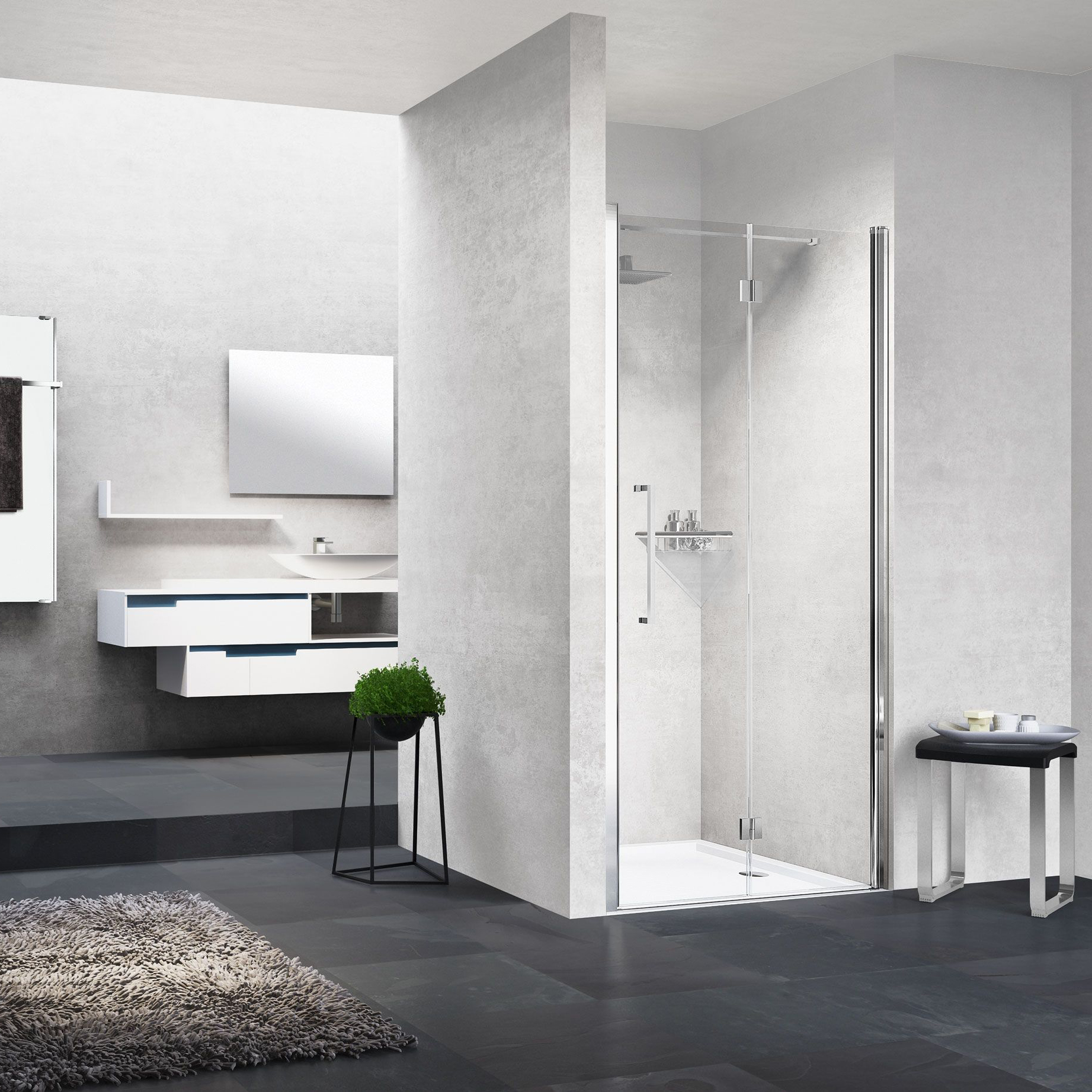 Foldedør Novellini Young 2.0 1BS