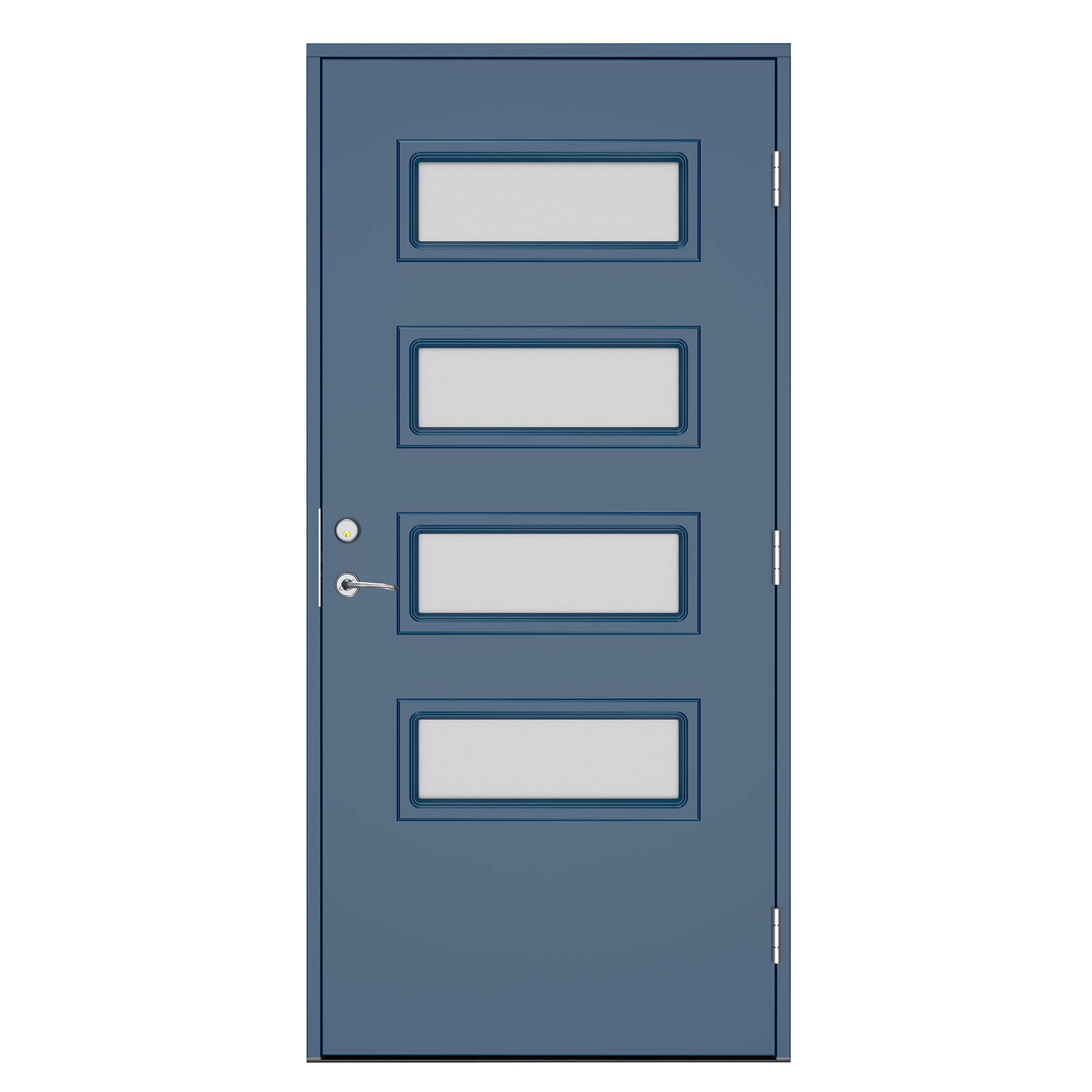 Ytterdør Swedoor Advance-Line Nordic Alta 100x210 Høyre NCS-S-5020-R90B ...