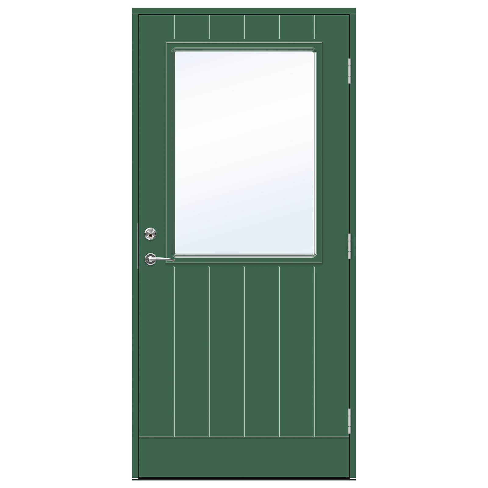 Ytterdør Swedoor Advance-Line Vision Astra 90x200 Venstre NCS-S-6020 ...
