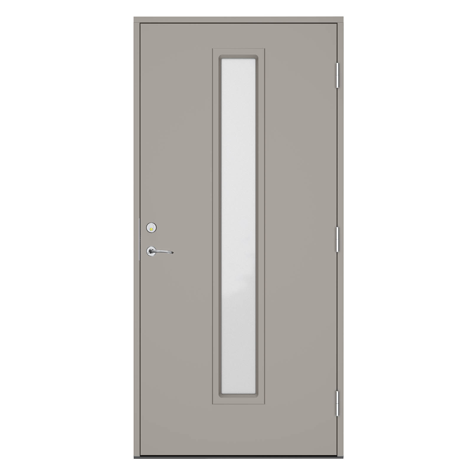 Ytterd r Swedoor Clever Line Abisko NCS 3502 Y Lysgr 10x20 Venstre 