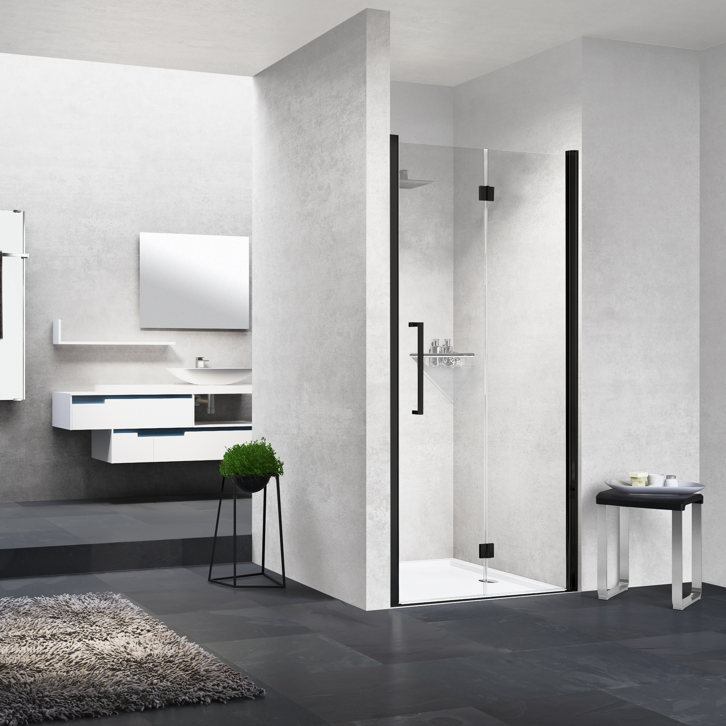 Foldedør Novellini Young 2.0 1BS