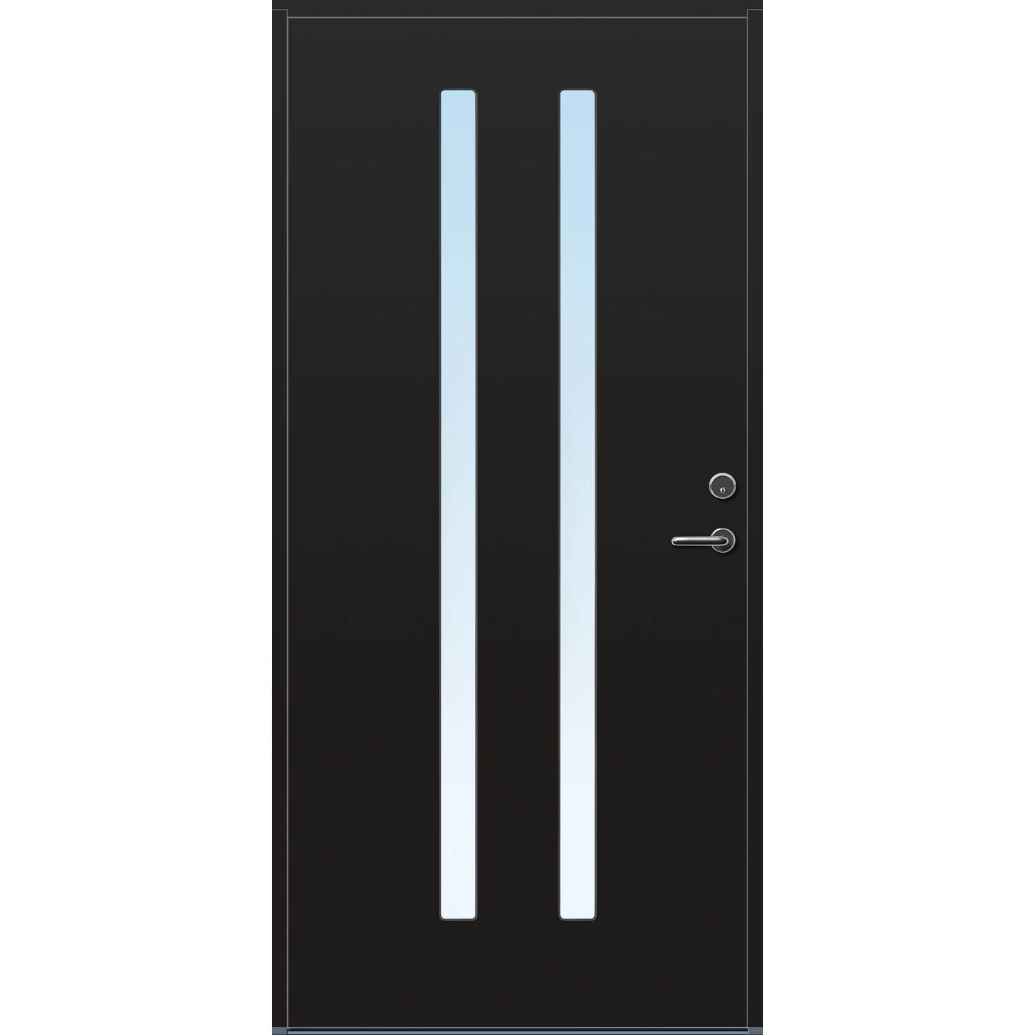 Ytterdør Bygg1 Forus 04 Klarglass